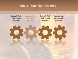 Flaxseed Oil PowerPoint Template