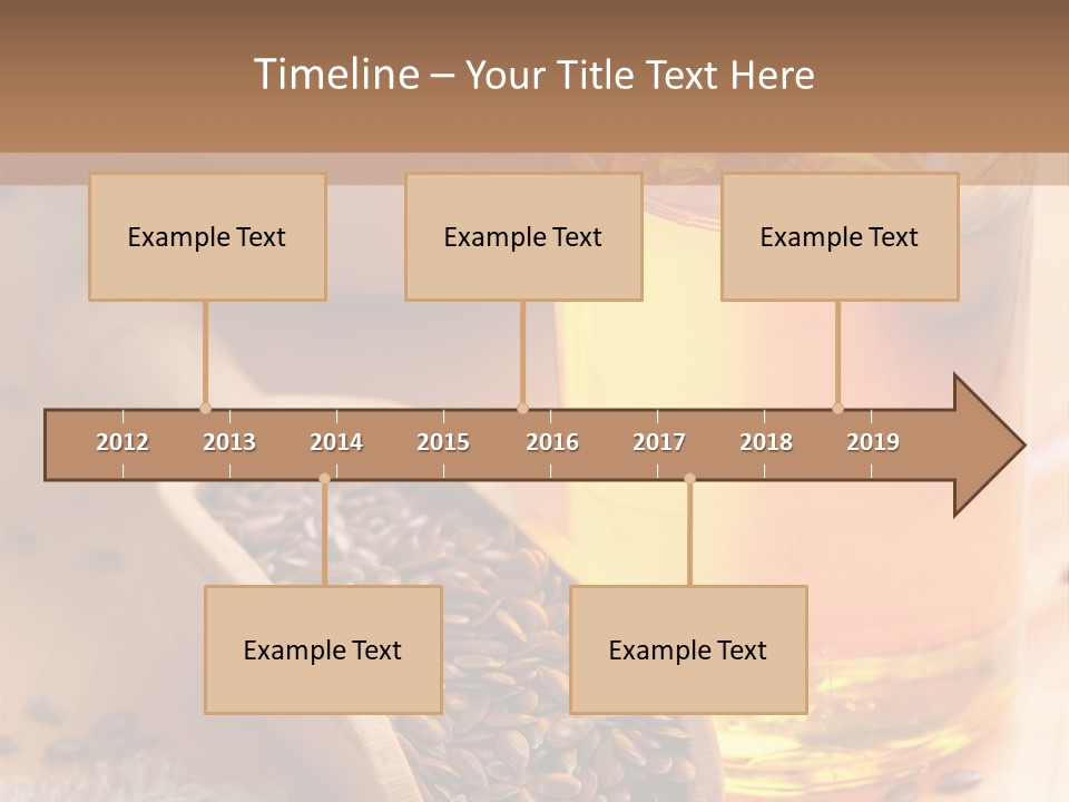 Flaxseed Oil PowerPoint Template