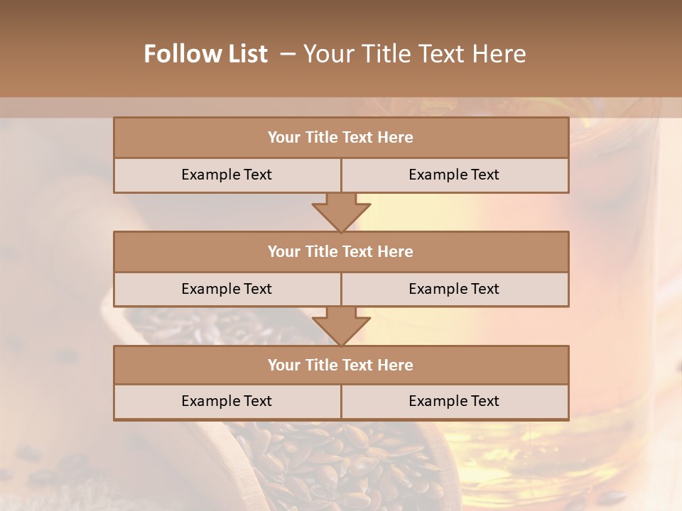 Flaxseed Oil PowerPoint Template