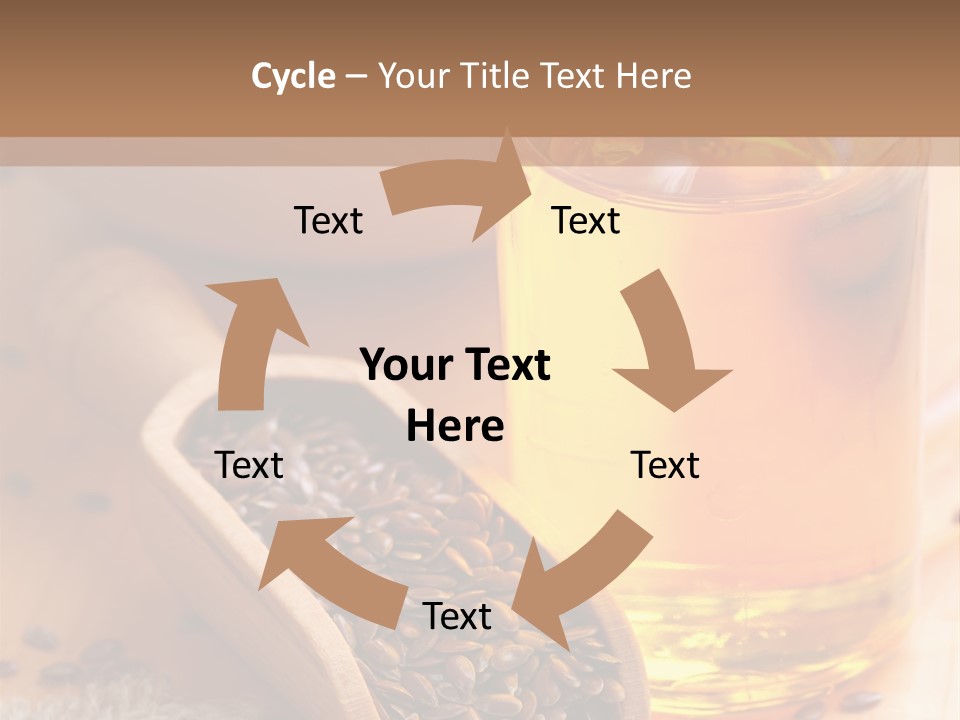 Flaxseed Oil PowerPoint Template