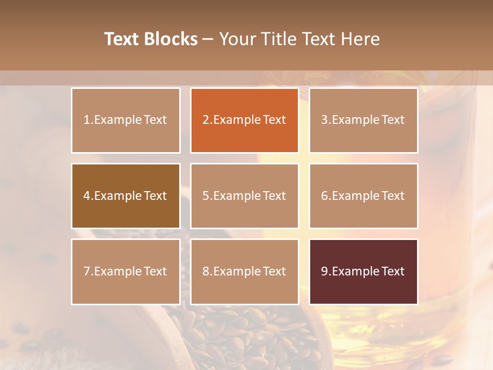 Flaxseed Oil PowerPoint Template