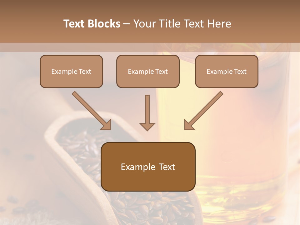 Flaxseed Oil PowerPoint Template