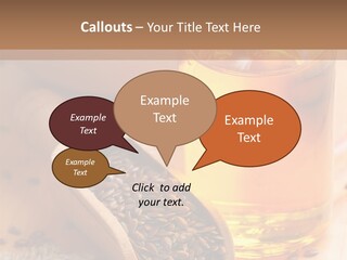 Flaxseed Oil PowerPoint Template
