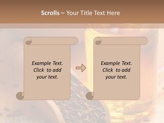 Flaxseed Oil PowerPoint Template