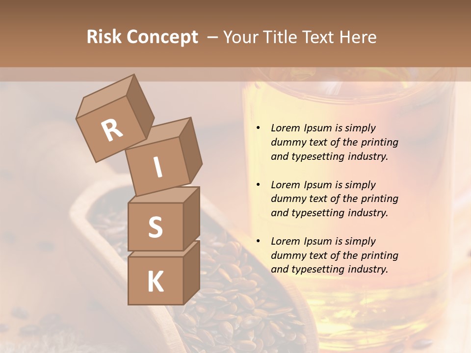 Flaxseed Oil PowerPoint Template