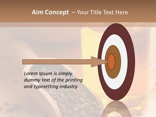 Flaxseed Oil PowerPoint Template