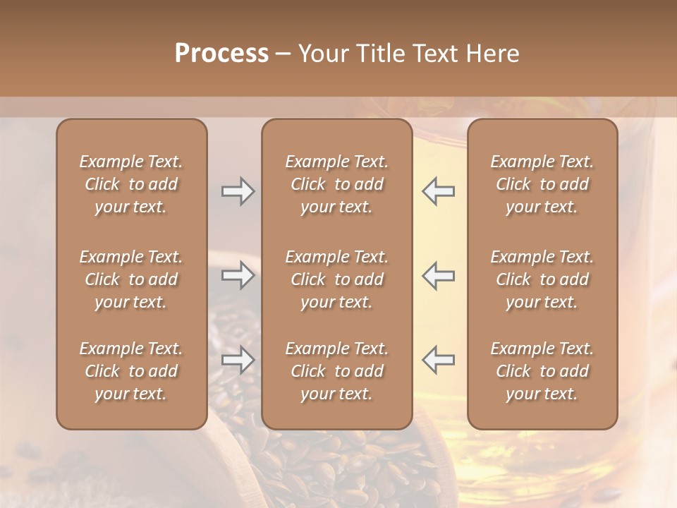 Flaxseed Oil PowerPoint Template