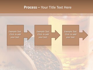 Flaxseed Oil PowerPoint Template