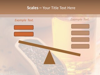 Flaxseed Oil PowerPoint Template