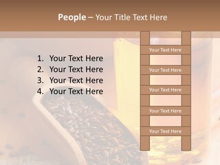Flaxseed Oil PowerPoint Template