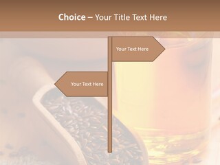Flaxseed Oil PowerPoint Template