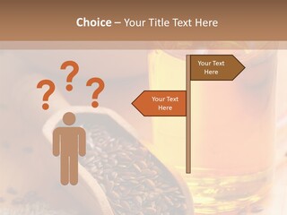 Flaxseed Oil PowerPoint Template