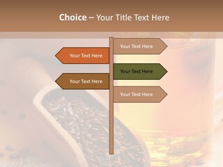 Flaxseed Oil PowerPoint Template
