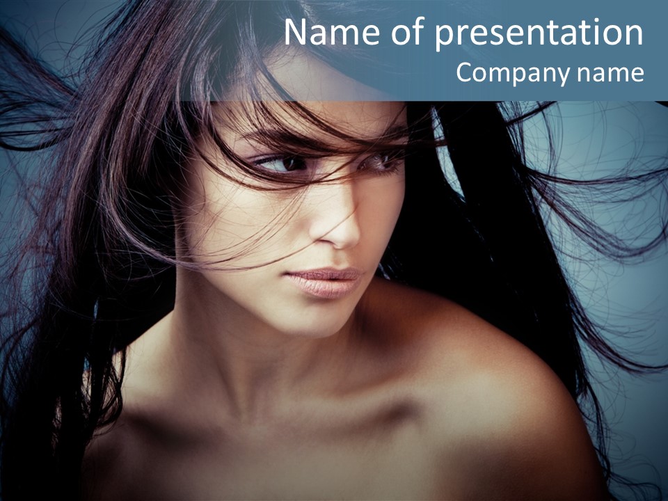 Hair Salon Hair PowerPoint Template