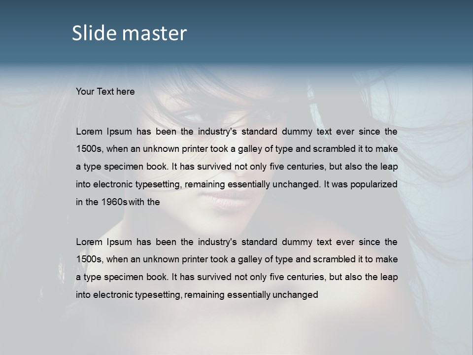 Hair Salon Hair PowerPoint Template