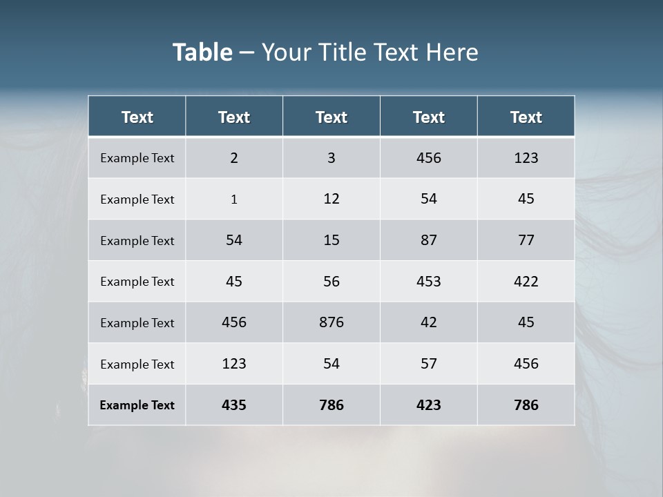 Hair Salon Hair PowerPoint Template