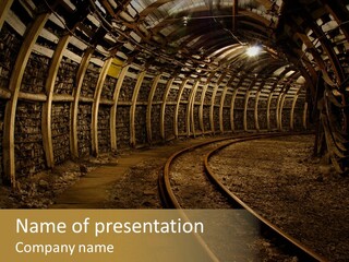 Modern Coal Mine PowerPoint Template