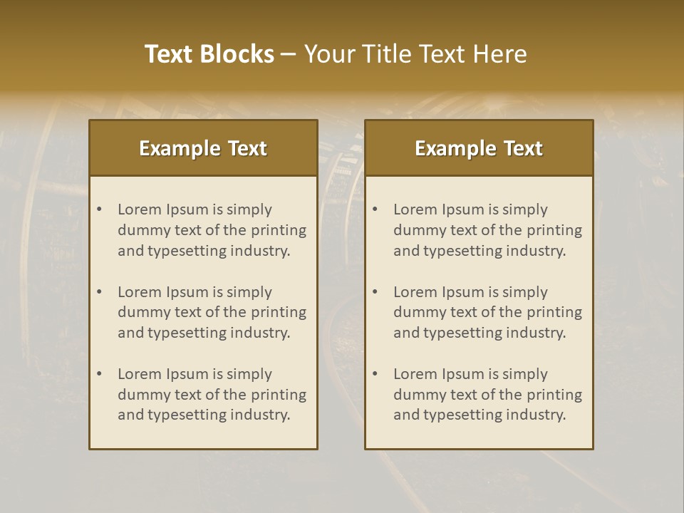 Modern Coal Mine PowerPoint Template
