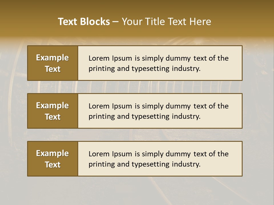 Modern Coal Mine PowerPoint Template