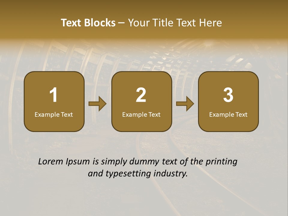 Modern Coal Mine PowerPoint Template