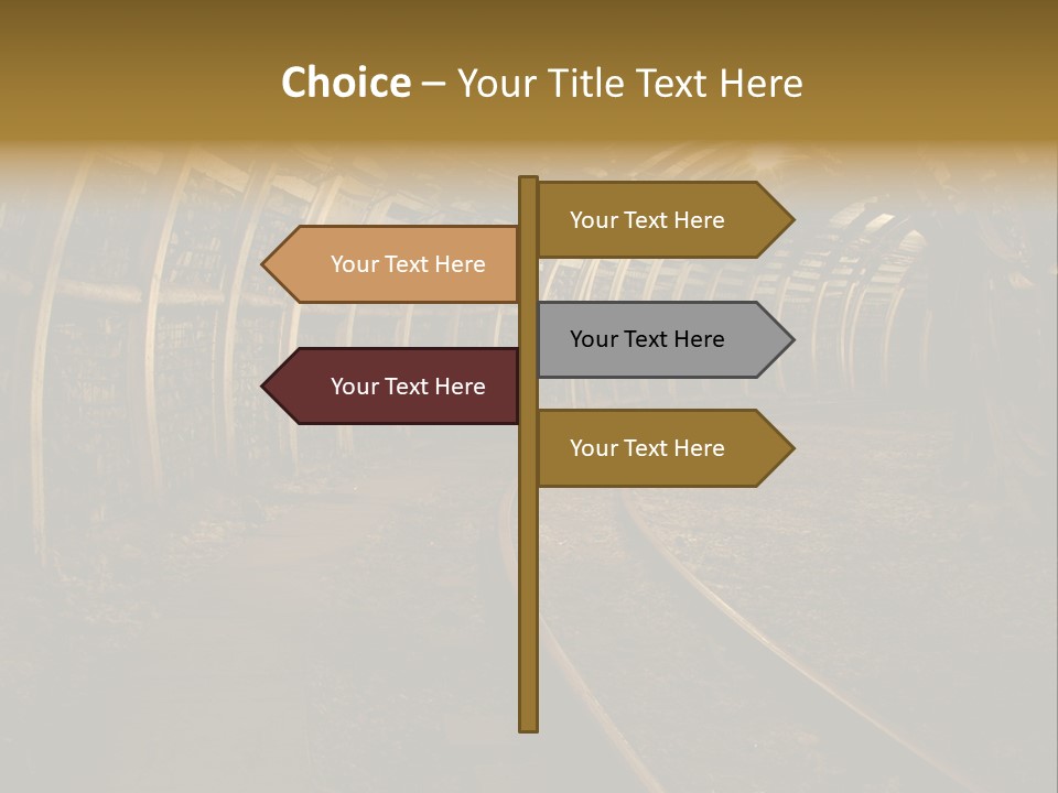 Modern Coal Mine PowerPoint Template