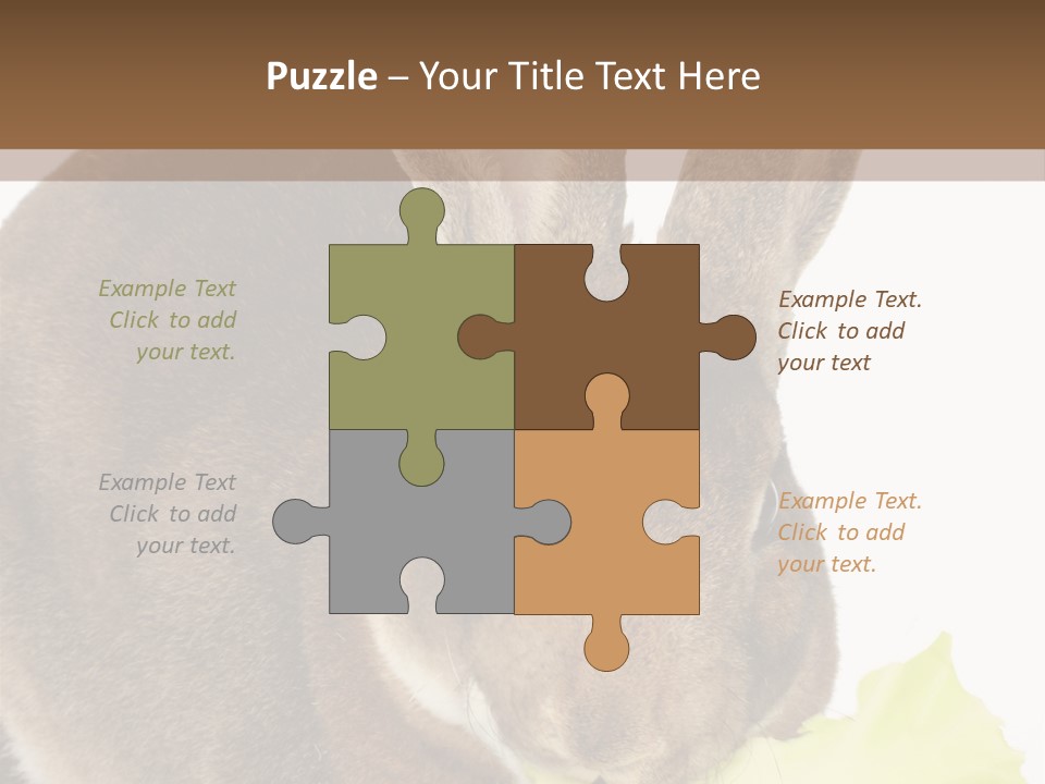 Rabbit Eating PowerPoint Template