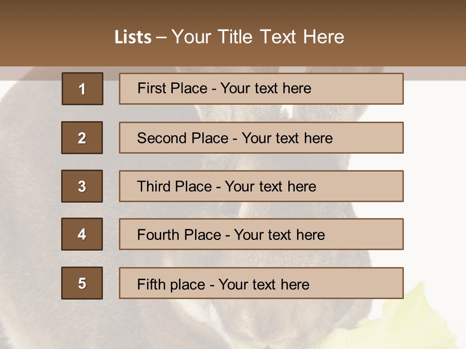 Rabbit Eating PowerPoint Template