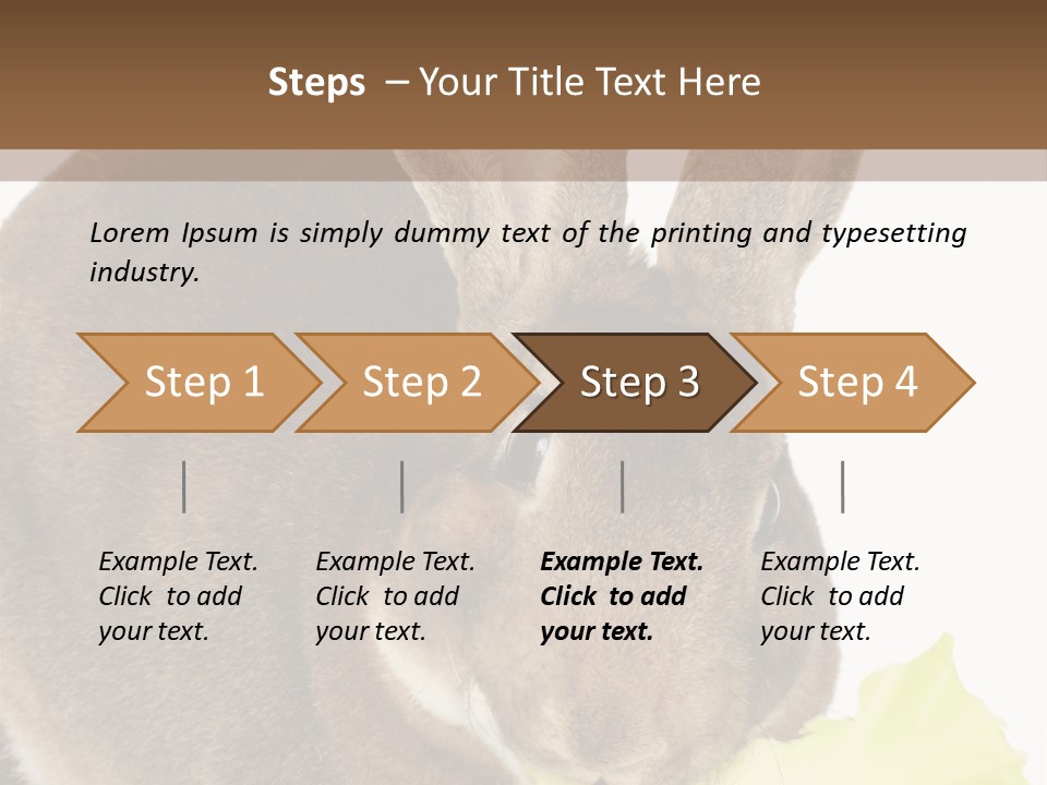 Rabbit Eating PowerPoint Template
