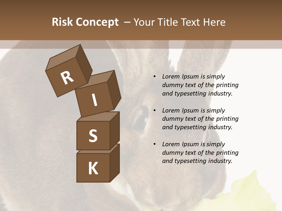 Rabbit Eating PowerPoint Template