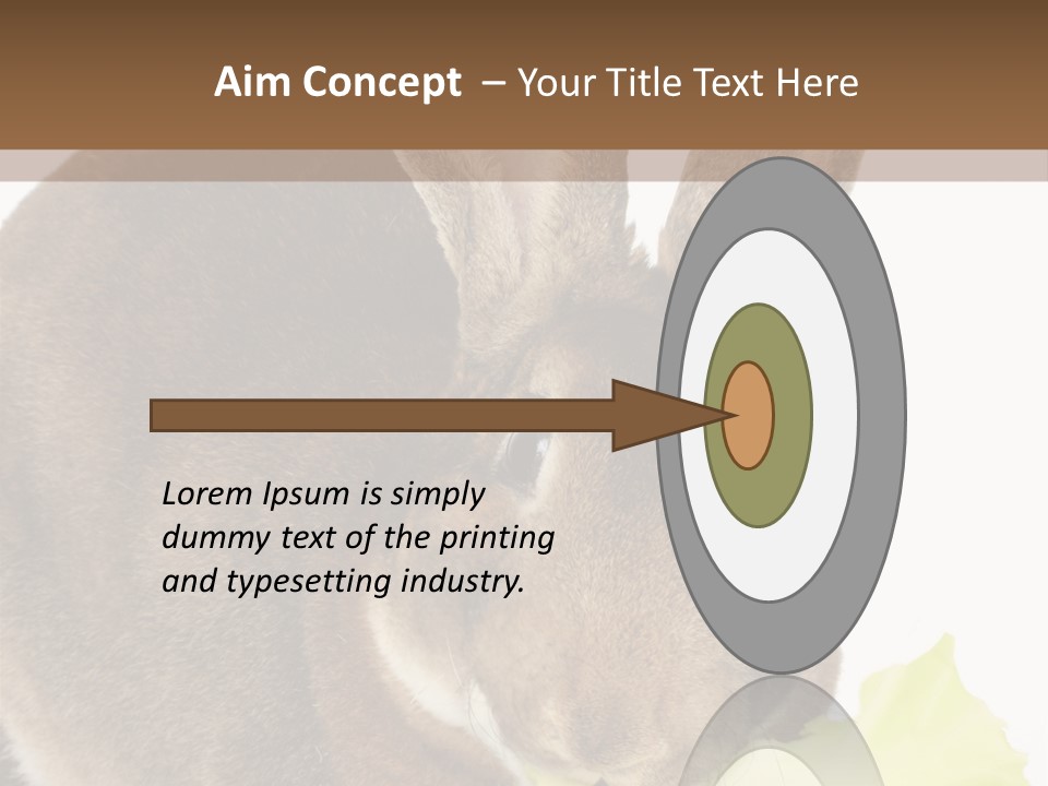Rabbit Eating PowerPoint Template
