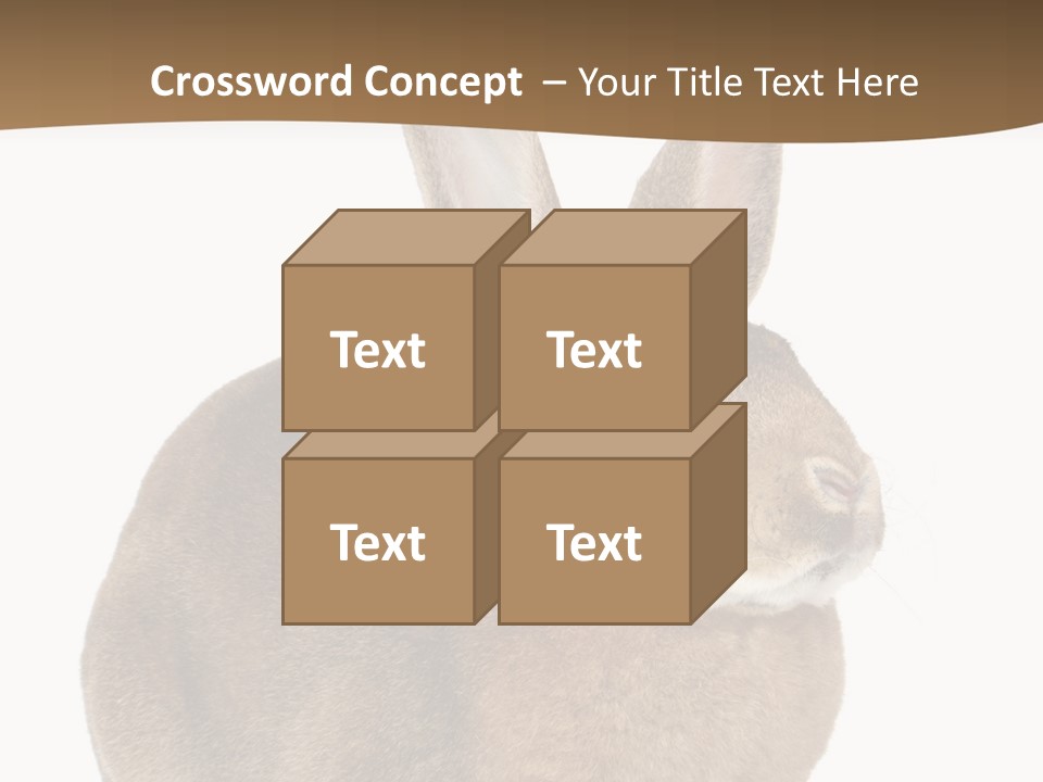 Young Fluffy Easter PowerPoint Template