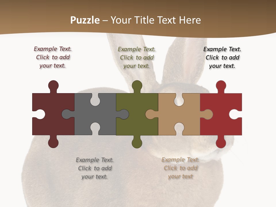 Young Fluffy Easter PowerPoint Template