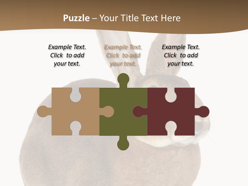 Young Fluffy Easter PowerPoint Template