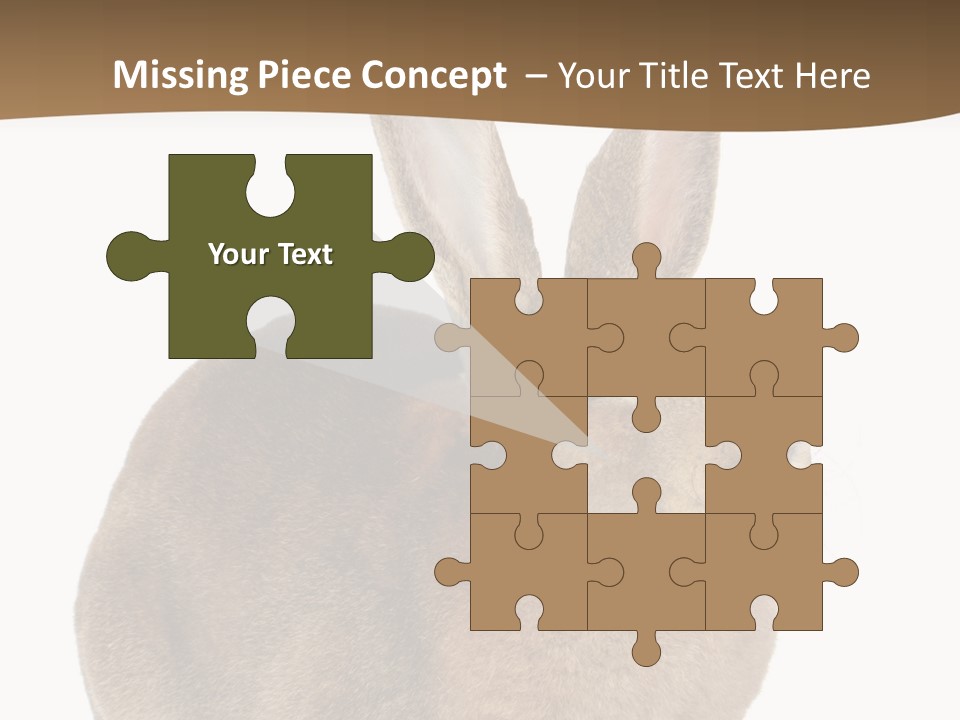 Young Fluffy Easter PowerPoint Template