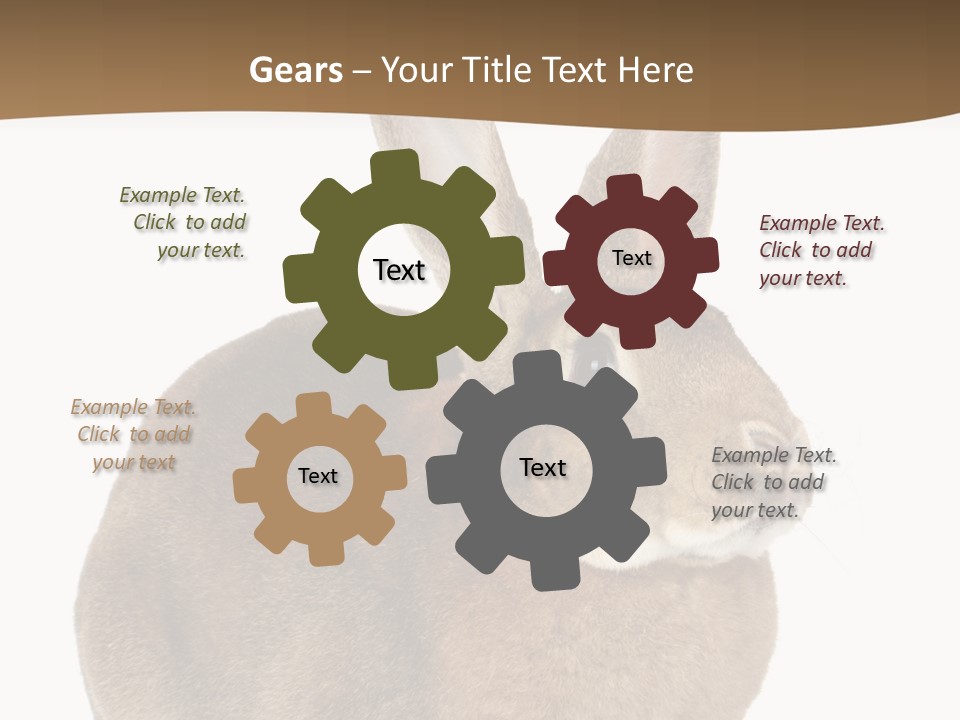 Young Fluffy Easter PowerPoint Template