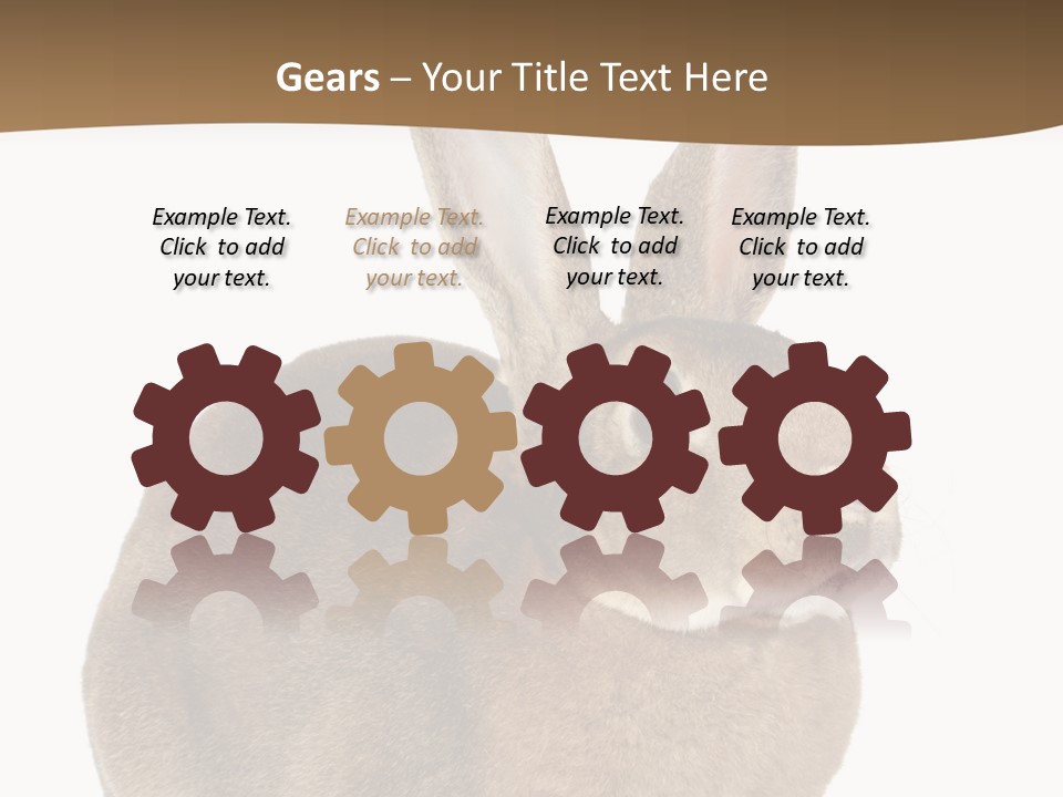 Young Fluffy Easter PowerPoint Template