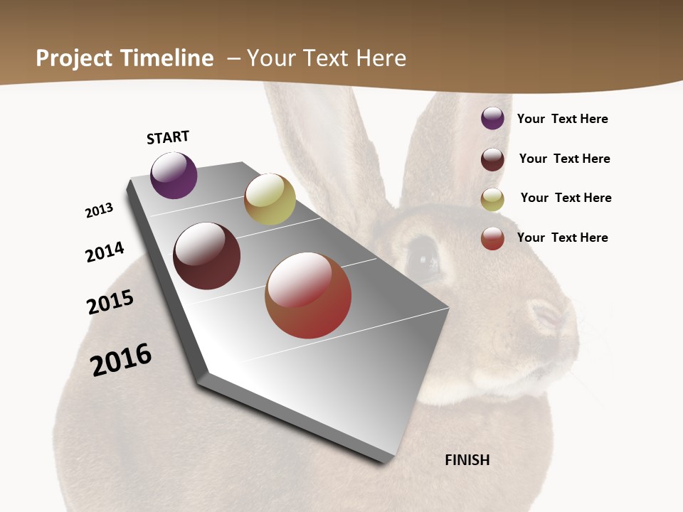 Young Fluffy Easter PowerPoint Template