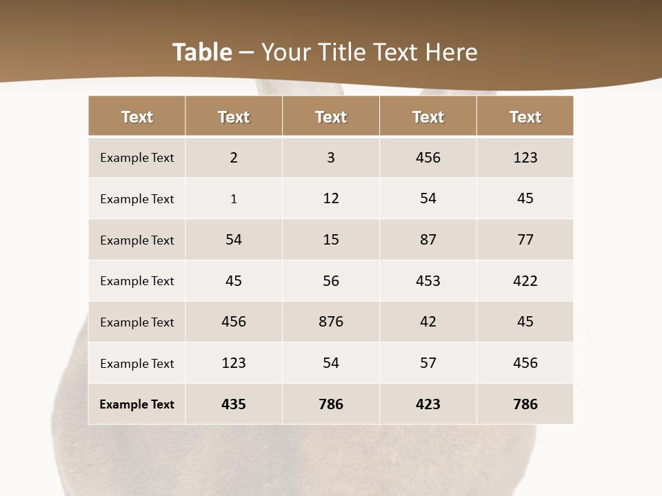 Young Fluffy Easter PowerPoint Template