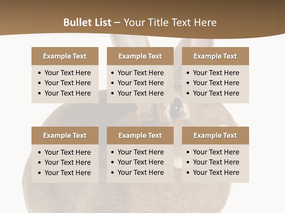 Young Fluffy Easter PowerPoint Template