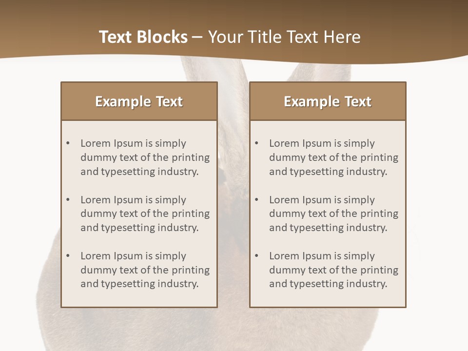 Young Fluffy Easter PowerPoint Template
