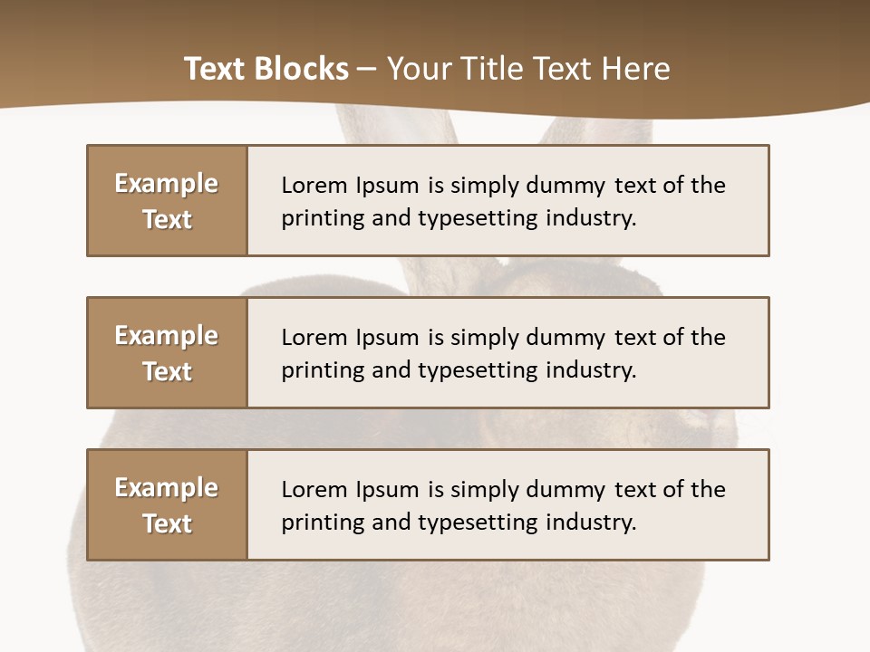 Young Fluffy Easter PowerPoint Template