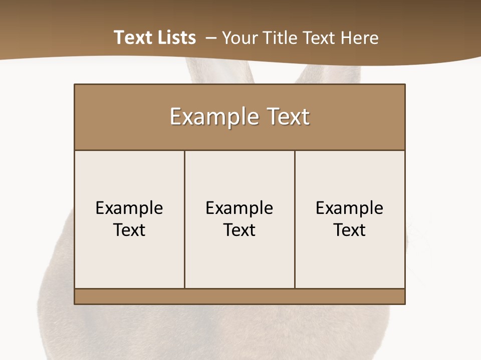Young Fluffy Easter PowerPoint Template