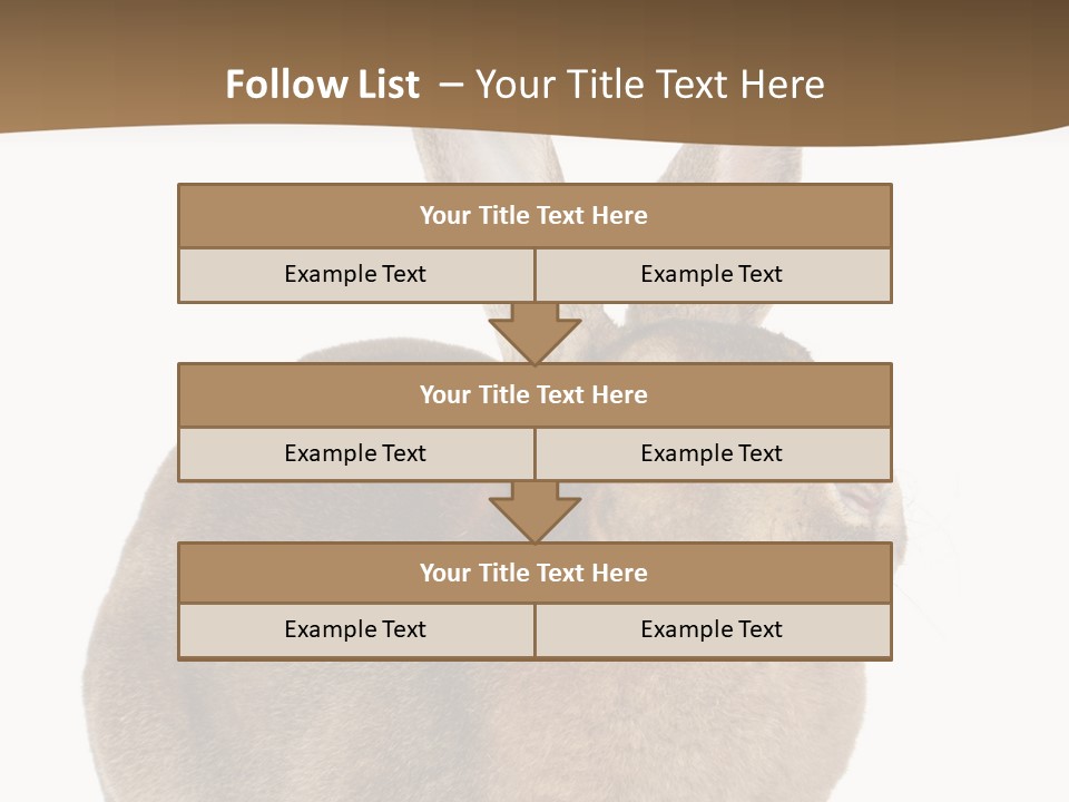 Young Fluffy Easter PowerPoint Template