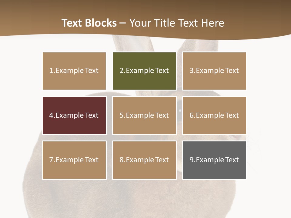 Young Fluffy Easter PowerPoint Template