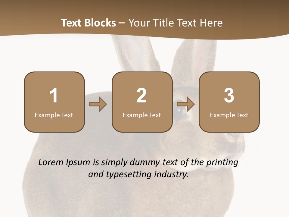 Young Fluffy Easter PowerPoint Template