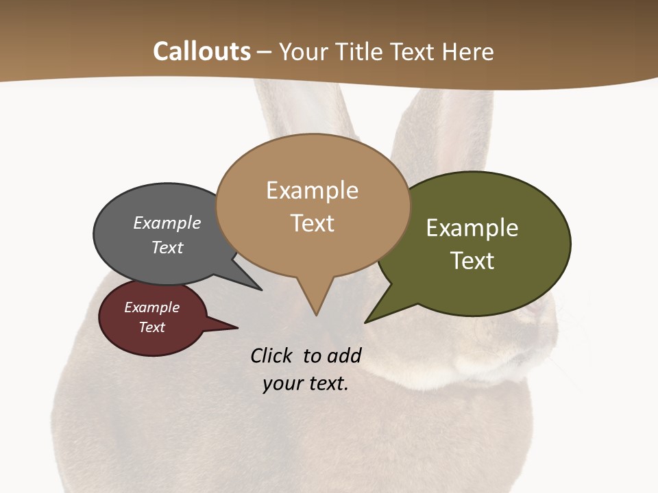 Young Fluffy Easter PowerPoint Template