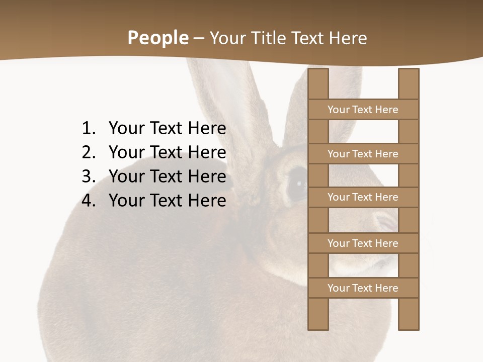 Young Fluffy Easter PowerPoint Template