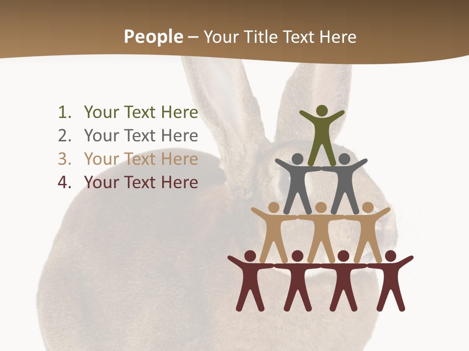 Young Fluffy Easter PowerPoint Template