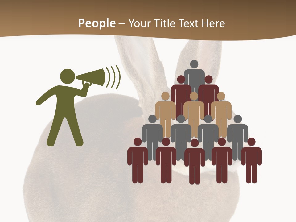 Young Fluffy Easter PowerPoint Template