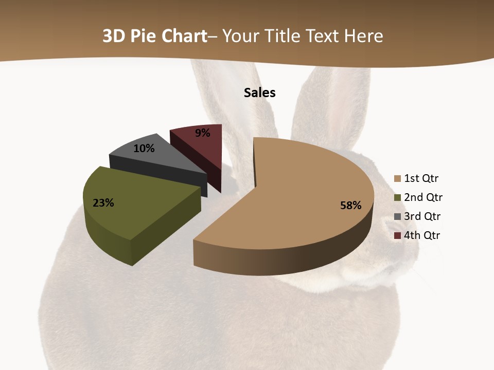Young Fluffy Easter PowerPoint Template